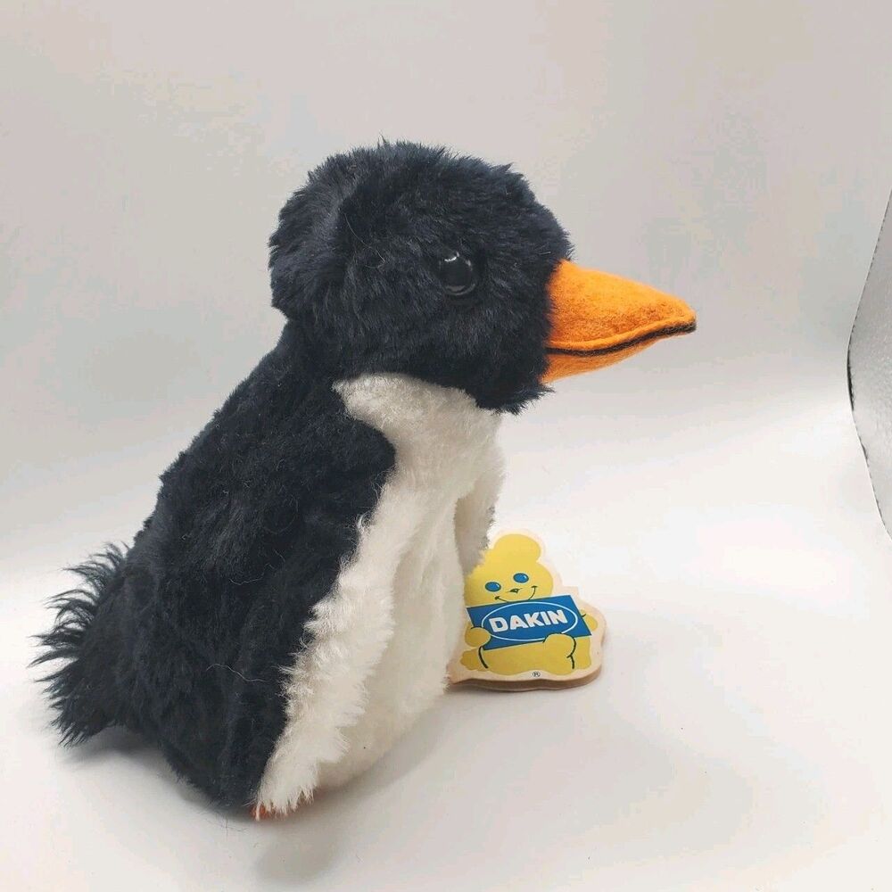 VTG 1979 Dakin Placid Penguin Bean Bag Plush 28-1123 With Tag Stuffie Lovie